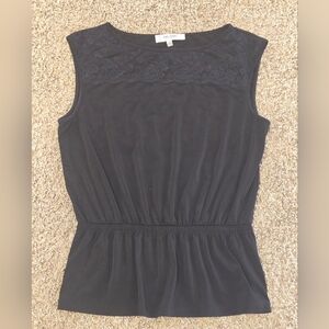 Jones Studio Black Sleeveless Top